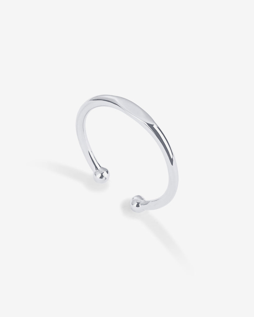 Mini Signet Ring #Variant_White Gold Ring 