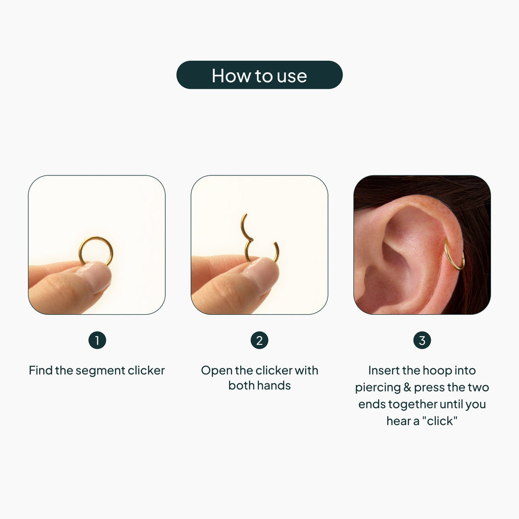 Essential Titanium Clicker Piercings #Variant_Titanium/6 Millimeters/16 Gauge (1.2mm Thick)  