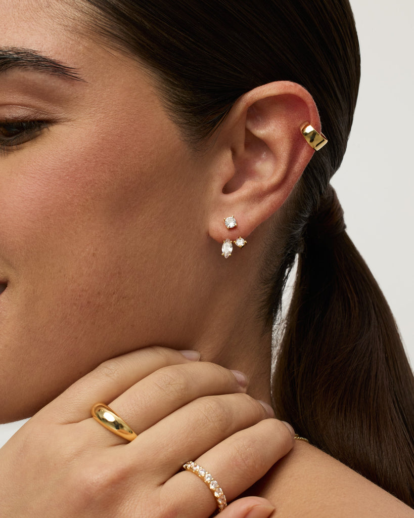 Tri Earring Jacket   
