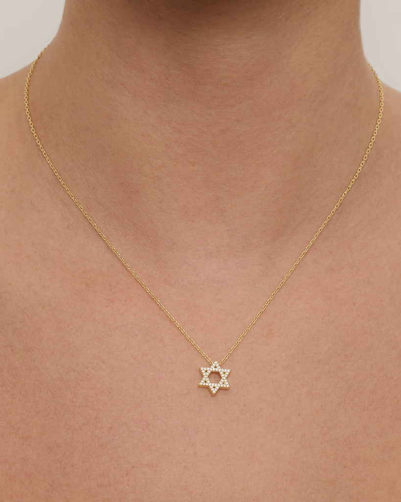 Star of David Pendant Necklace   