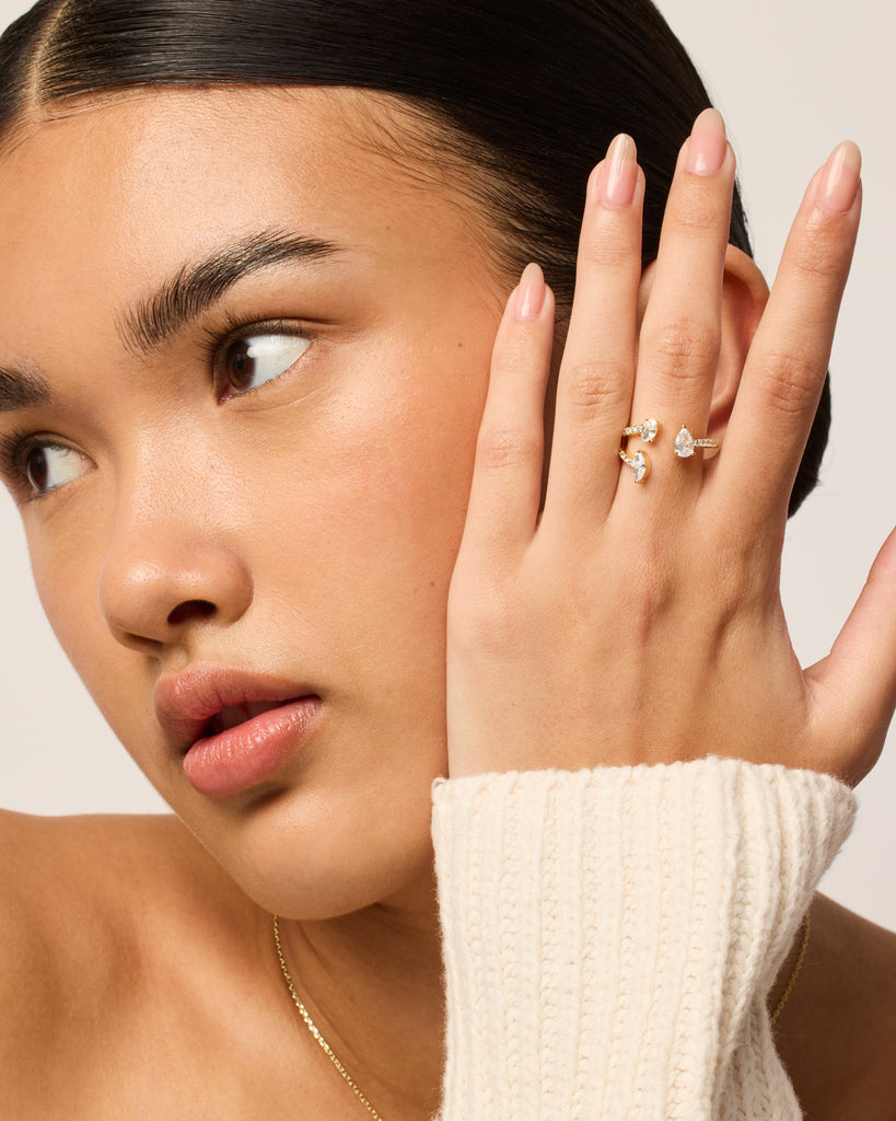 Branch Trio Ring #Variant_Yellow Gold  