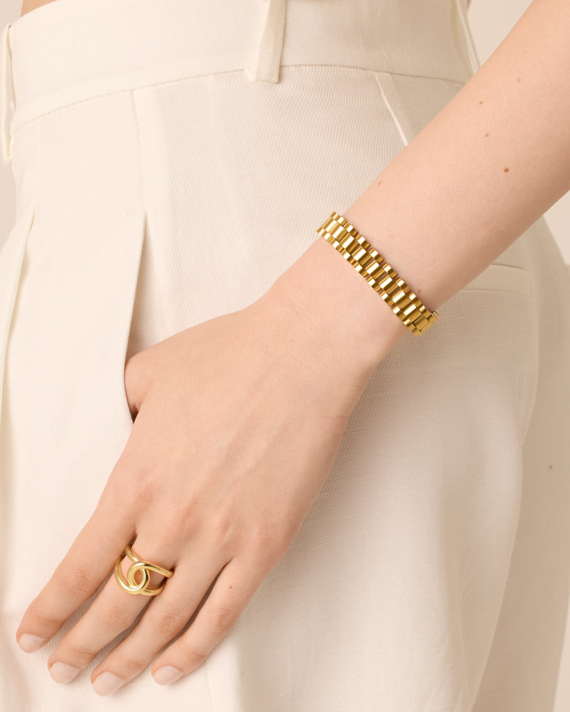 Timepiece Bracelet #Variant_Yellow Gold  