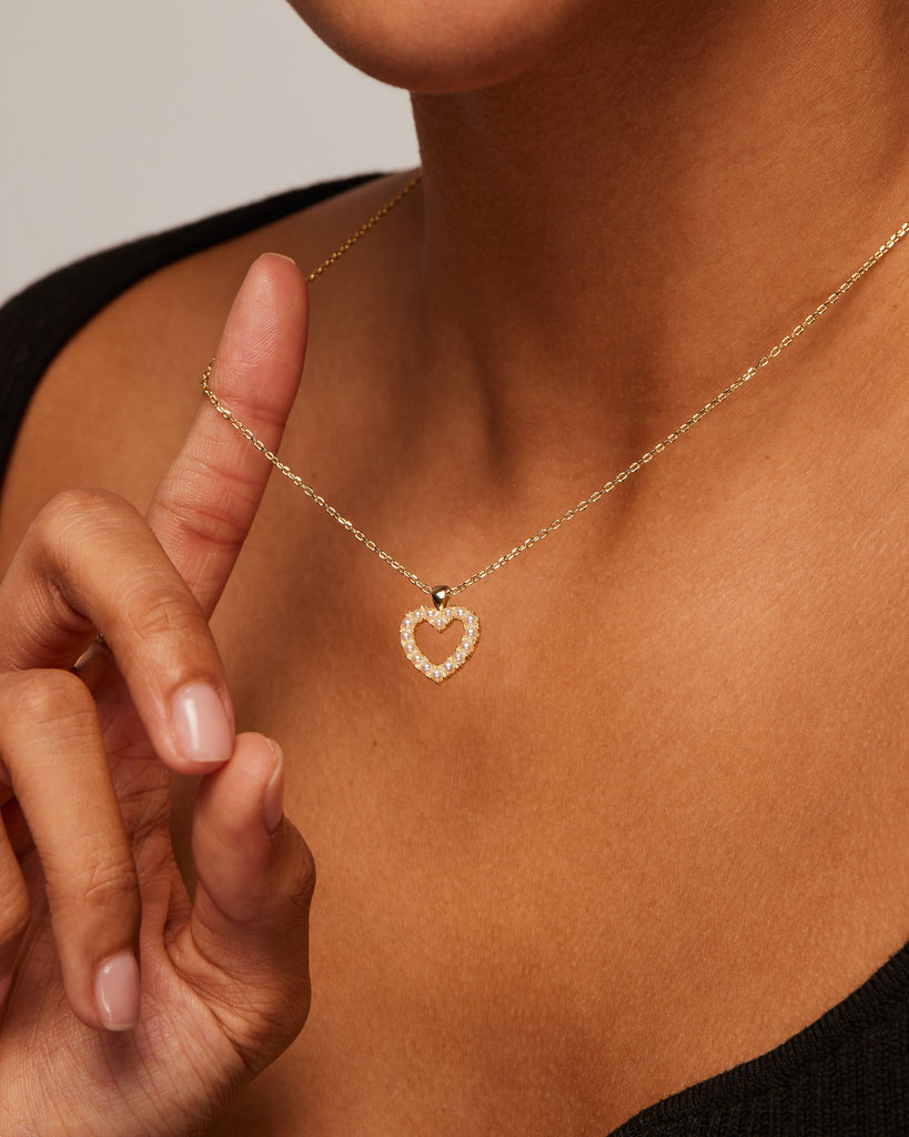 Amour Pendant Necklace #Variant_White Gold  