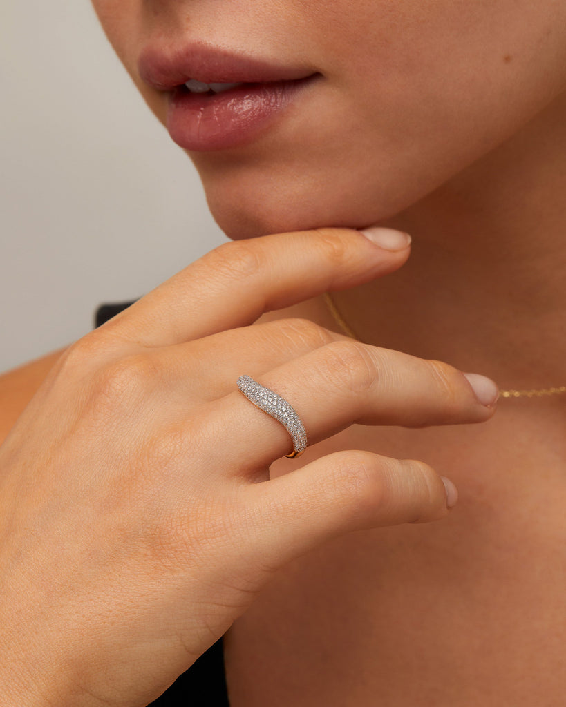 Tahiti Wavy Ring #Variant_Yellow Gold  