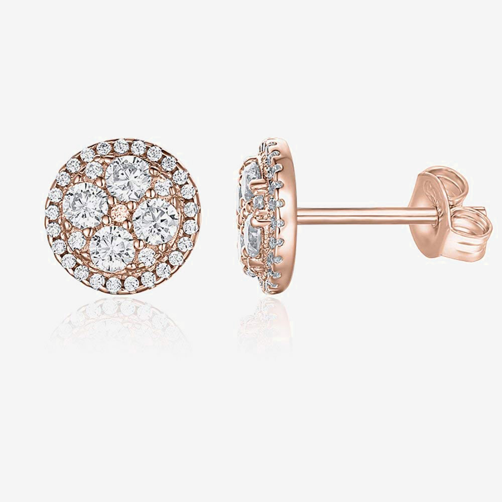Genevieve Studs Yellow Gold Earring 
