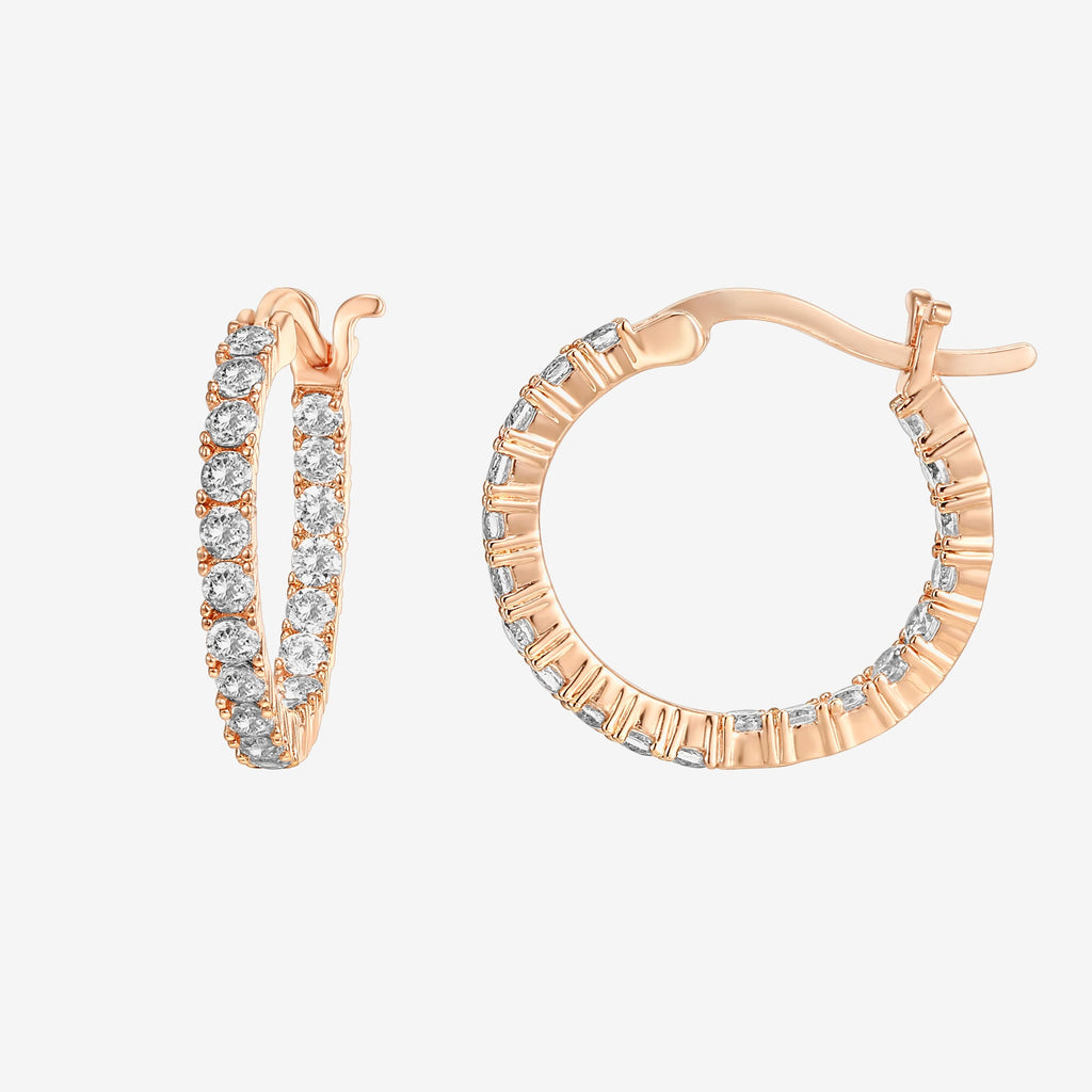 Inside-Out Hoops Rose Gold, 20mm Earring 