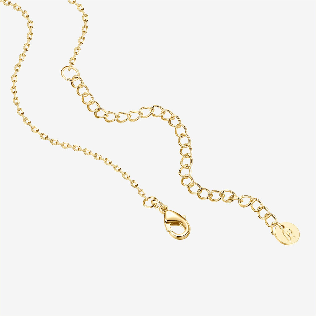 Simulated Diamond By The Yard Necklace Yellow Gold Necklace 