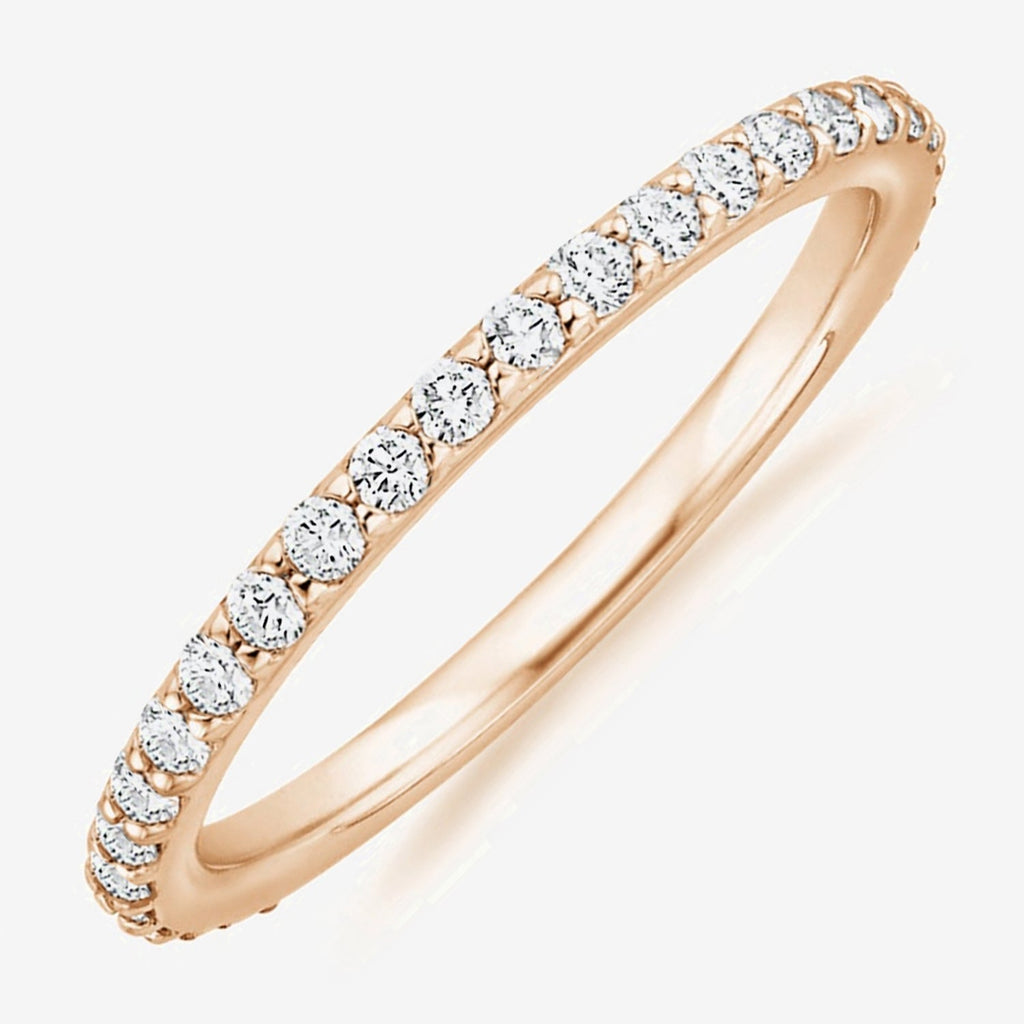 Harlow Eternity Band 5, 6, 7, 8, 9, Rose Gold Ring 