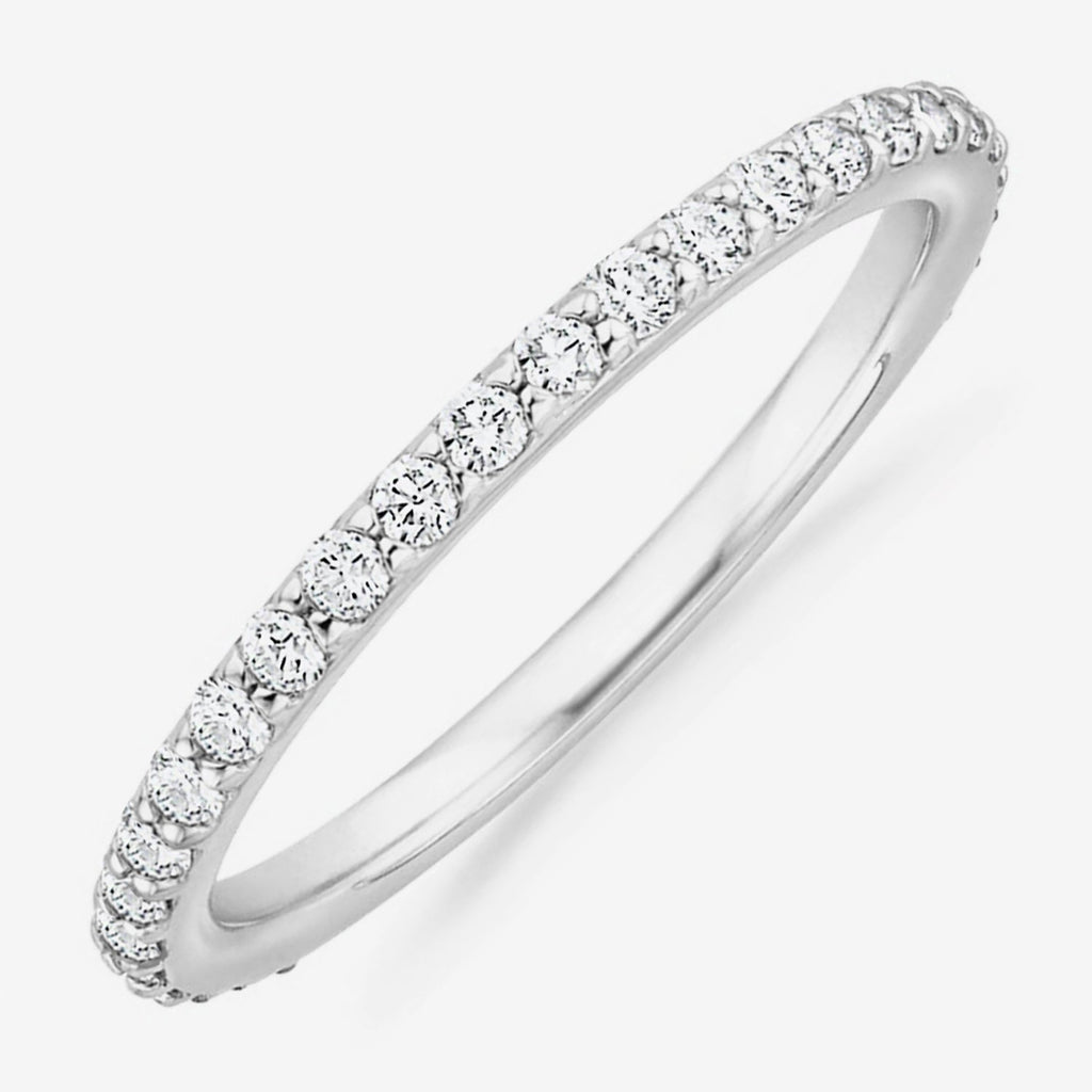 Harlow Eternity Band 5, 6, 7, 8, 9, White Gold Ring 