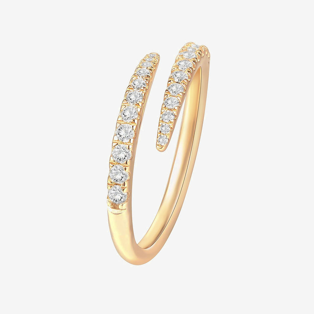 Love Me More Engagement Ring 5, 6, 7, 8, 9, Yellow Gold Rings 