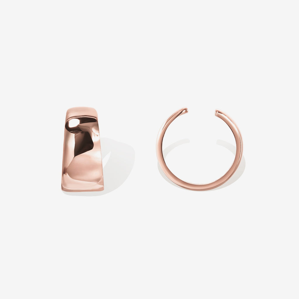 Thick Cuff Rose Gold Earring 
