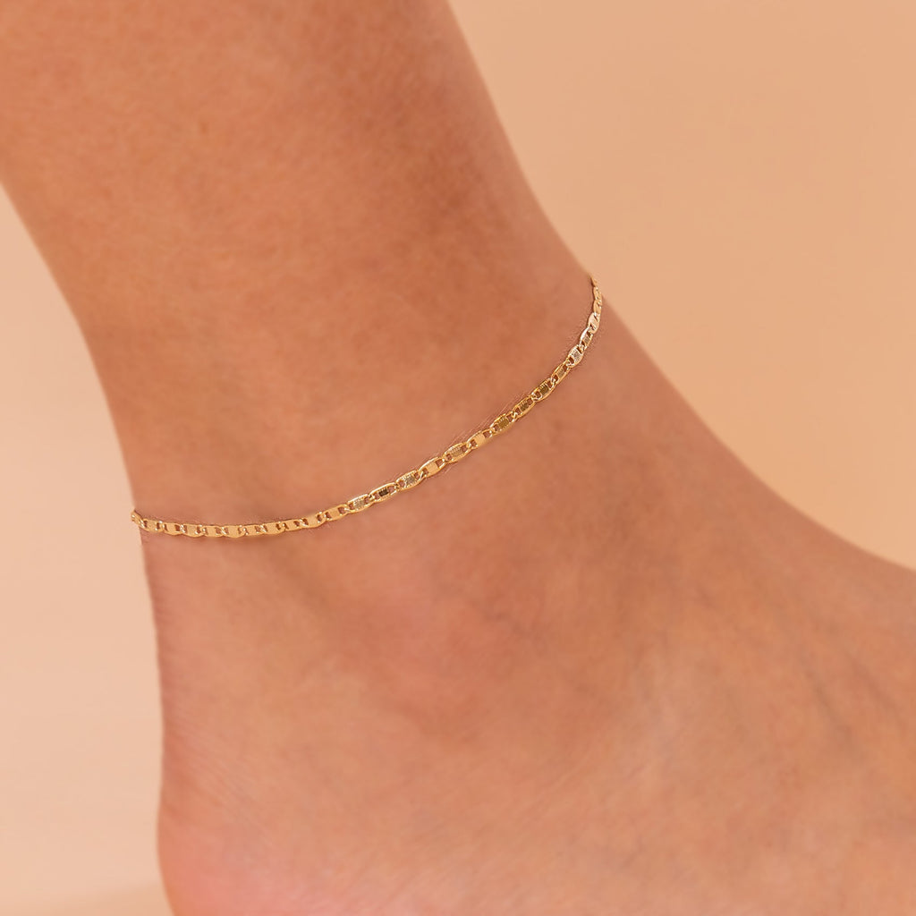 Marina Anklet Yellow Gold Anklet 