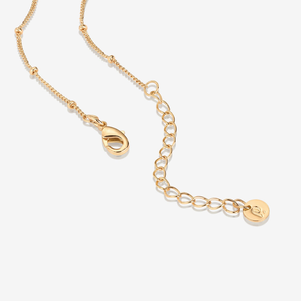 Engravable Horizontal Bar Necklace Yellow Gold Necklace 