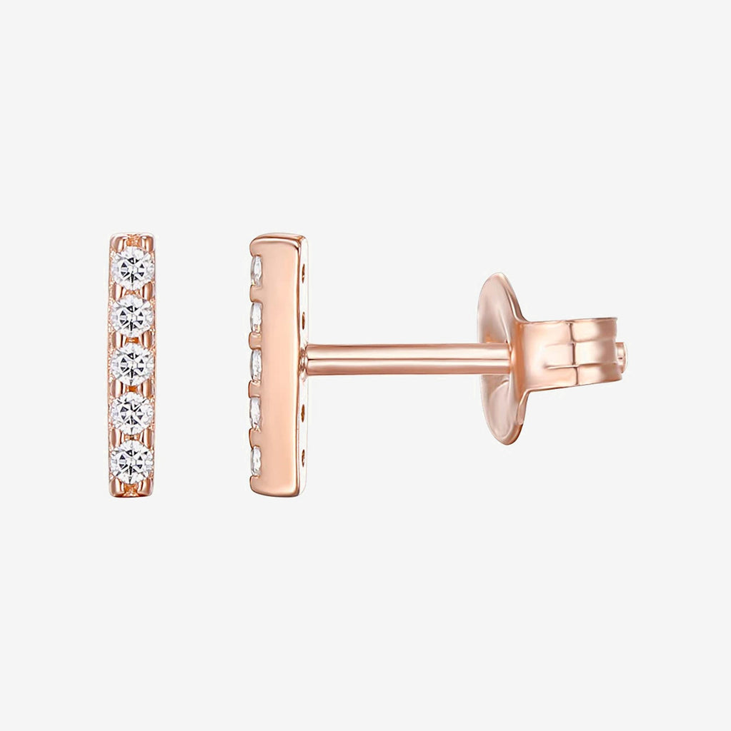 August Studs Rose Gold Earring 