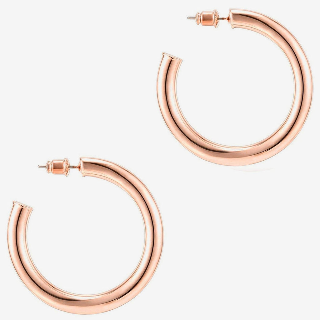 Round Chunky Hoops product-hide Earring 