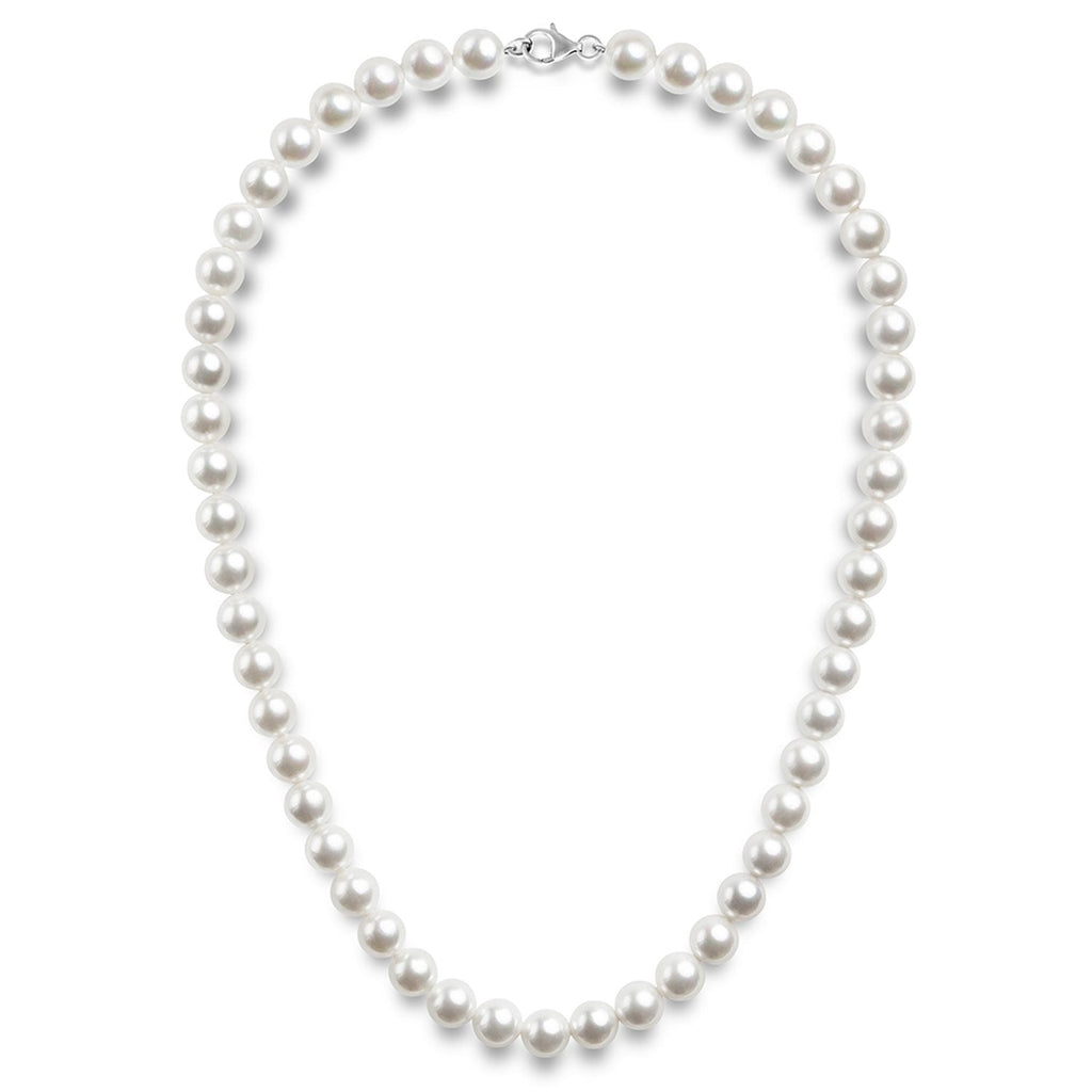 Shell Pearl Necklace 8mm / 22 Inch Necklace 